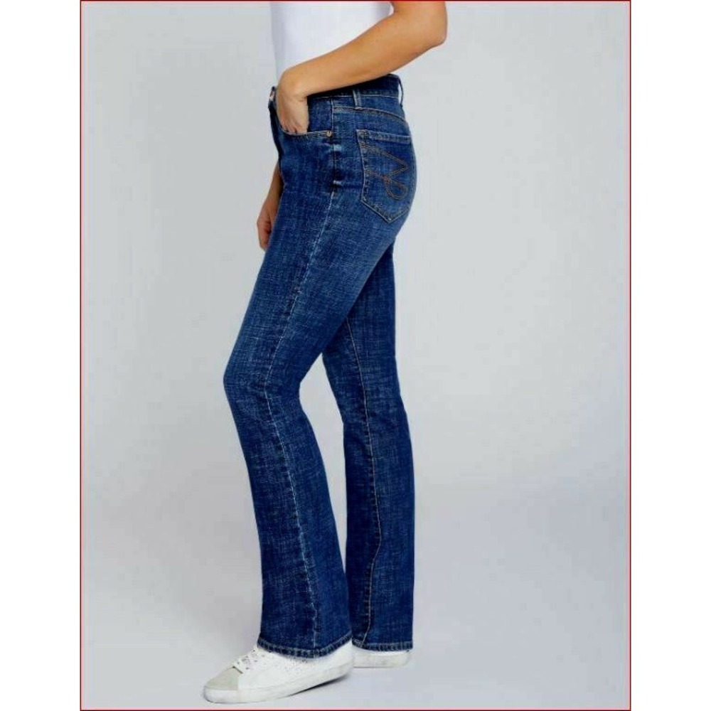 Seven7 Limited Daisy High Rise Micro Boot Jeans Blue Sz 6 Handcrafted Premium